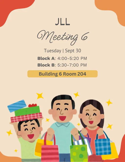 Meeting #6 - 買い物